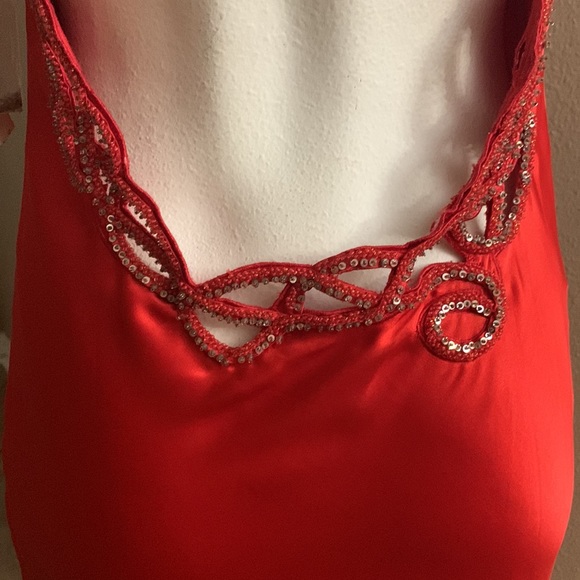 Vintage red gown - Picture 8 of 12